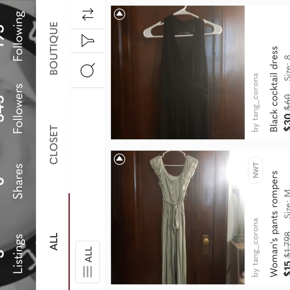 Rompers and Cocktail dress